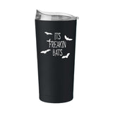 Halloween 20oz Its Freaking Bats Powder Coat Tumbler - Logo Brands - Flyclothing LLC