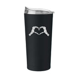 Halloween 20oz Skeloton Heart Hand Powder Coat Tumbler - Logo Brands - Flyclothing LLC