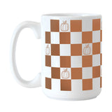 Fall Checkered Pumpkin 15oz Sublimated Mug - Logo Brands - Flyclothing LLC