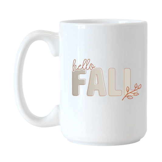 Fall Happy Fall 15oz Sublimated Mug - Logo Brands - Flyclothing LLC