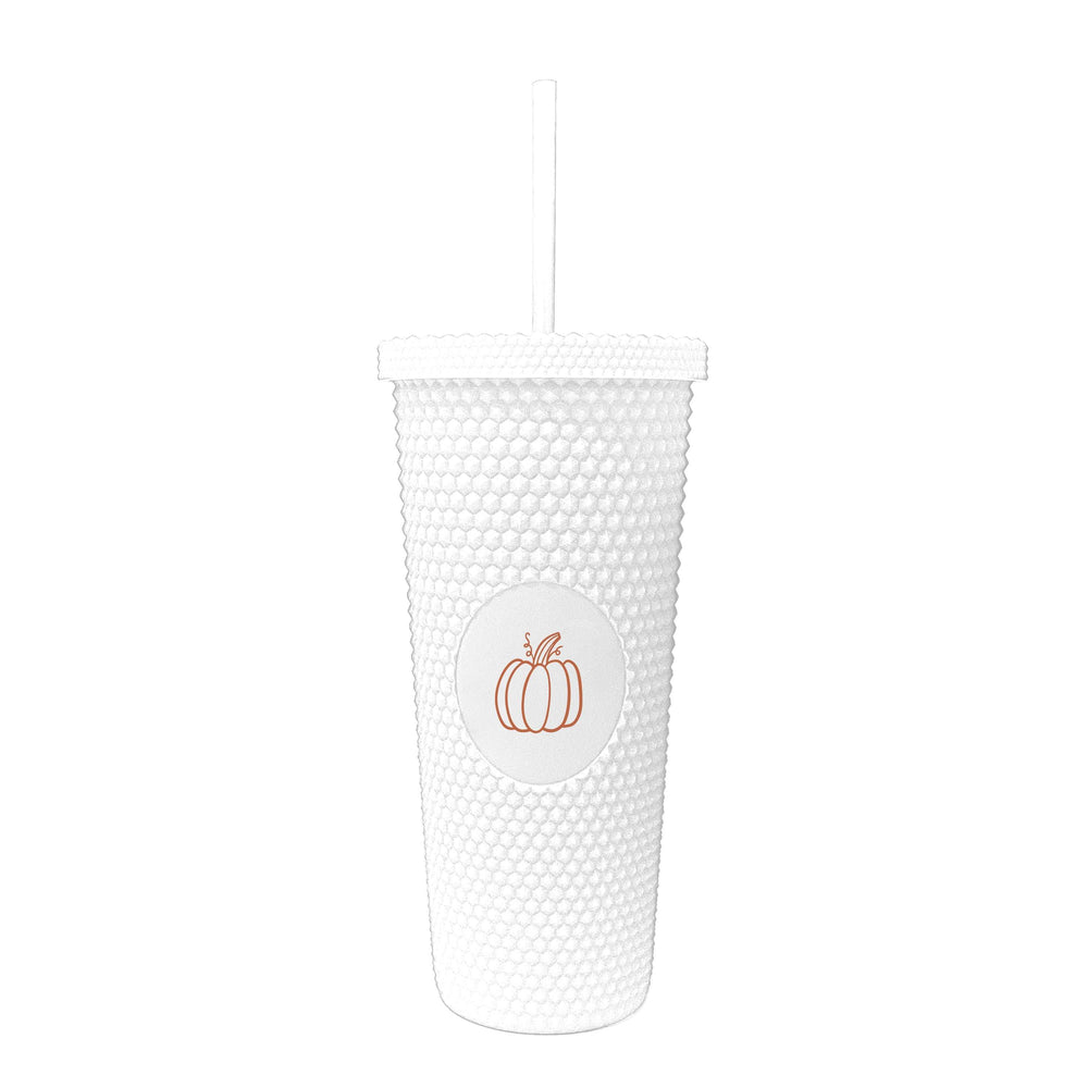 Fall Pumpkin 24oz Studded Tumbler - Logo Brands - Flyclothing LLC