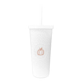 Fall Pumpkin 24oz Studded Tumbler - Logo Brands - Flyclothing LLC