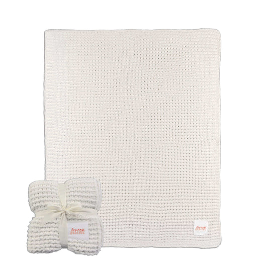 Christmas Festive Cable Knit Throw 50x60 - Logo Brands - Flyclothing LLC
