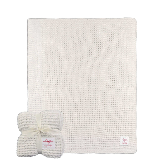 Christmas Ribbon Cable Knit Throw 50x60 - Logo Brands - Flyclothing LLC