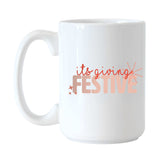 Christmas Festive 15oz Sublimated Mug - Logo Brands - Flyclothing LLC
