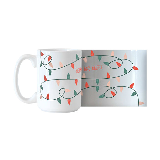 Christmas Merry and Bright 15oz Sublimated Mug - Logo Brands - Flyclothing LLC
