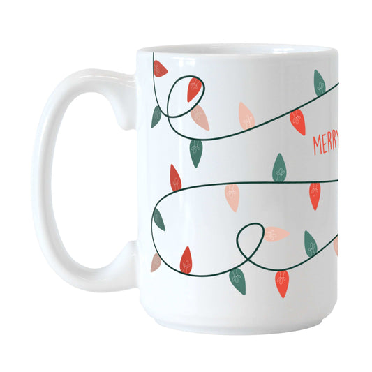 Christmas Merry and Bright 15oz Sublimated Mug - Logo Brands - Flyclothing LLC