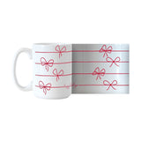 Christmas Ribbon 15oz Sublimated Mug - Logo Brands - Flyclothing LLC