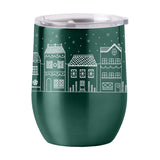 Christmas Village 16oz Stainless Curved Beverage - Logo Brands - Flyclothing LLC