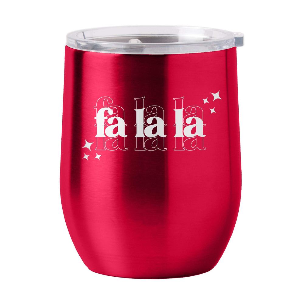 Christmas Falala 16oz Stainless Curved Beverage - Logo Brands - Flyclothing LLC