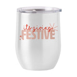 Christmas Festive 16oz Stainless Curved Beverage - Logo Brands - Flyclothing LLC