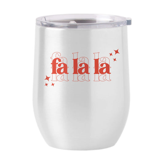 Christmas Falala 16oz Stainless Curved Beverage - Logo Brands - Flyclothing LLC