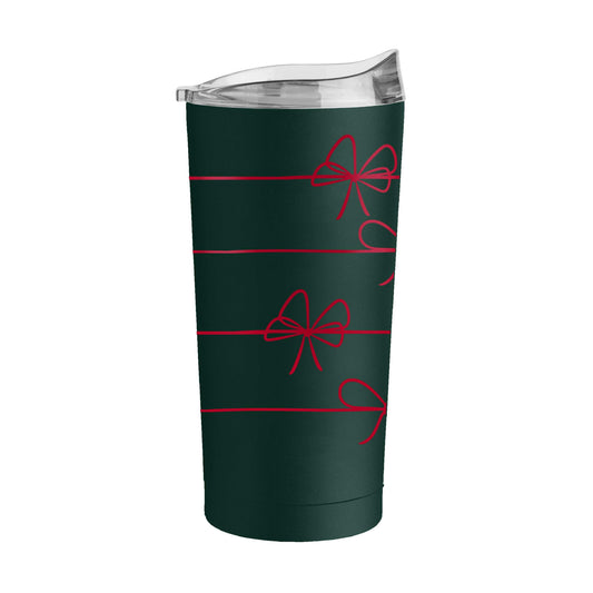 Christmas Ribbon 20oz Powder Coat Tumbler - Logo Brands - Flyclothing LLC