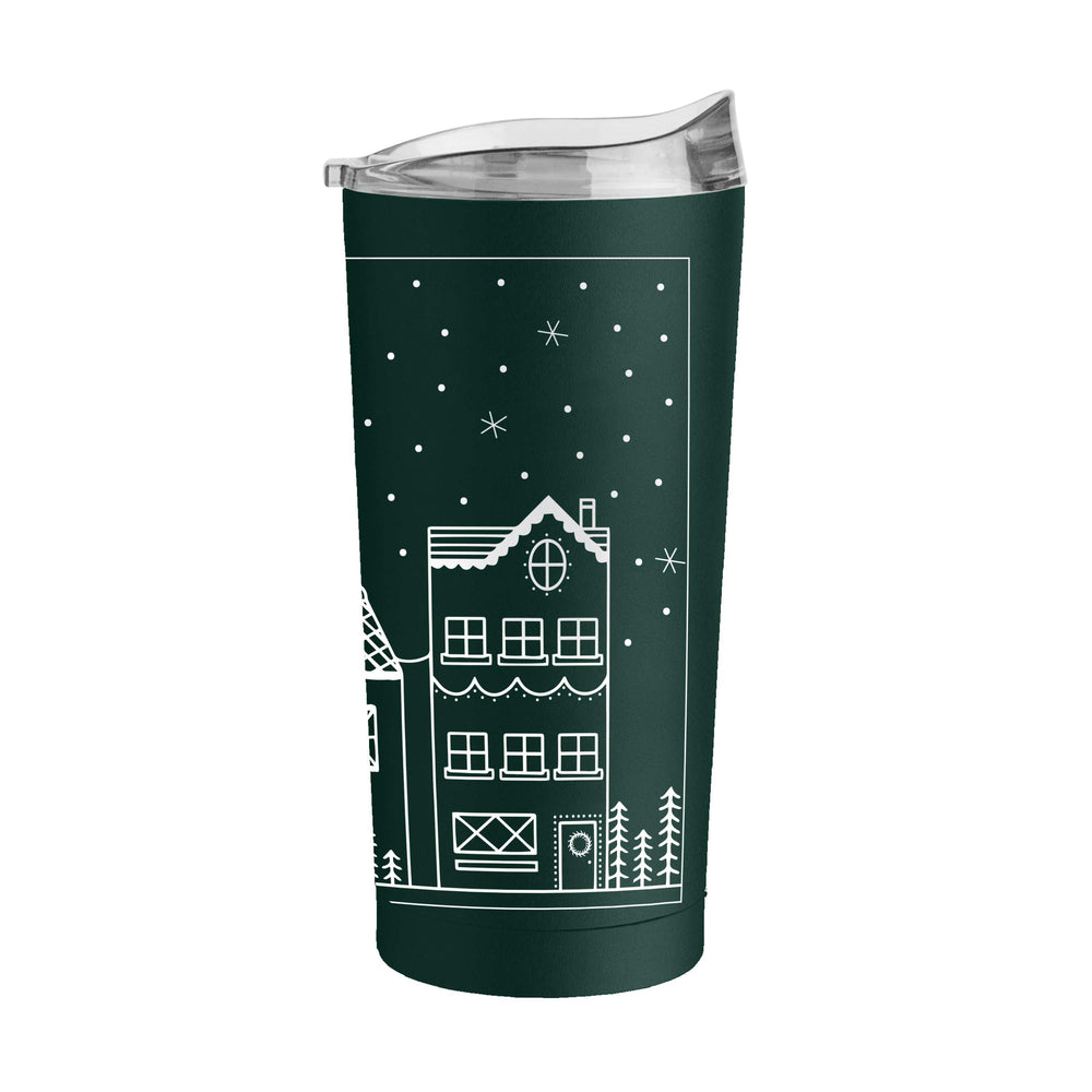 Christmas Village 20oz Powder Coat Tumbler - Logo Brands - Flyclothing LLC