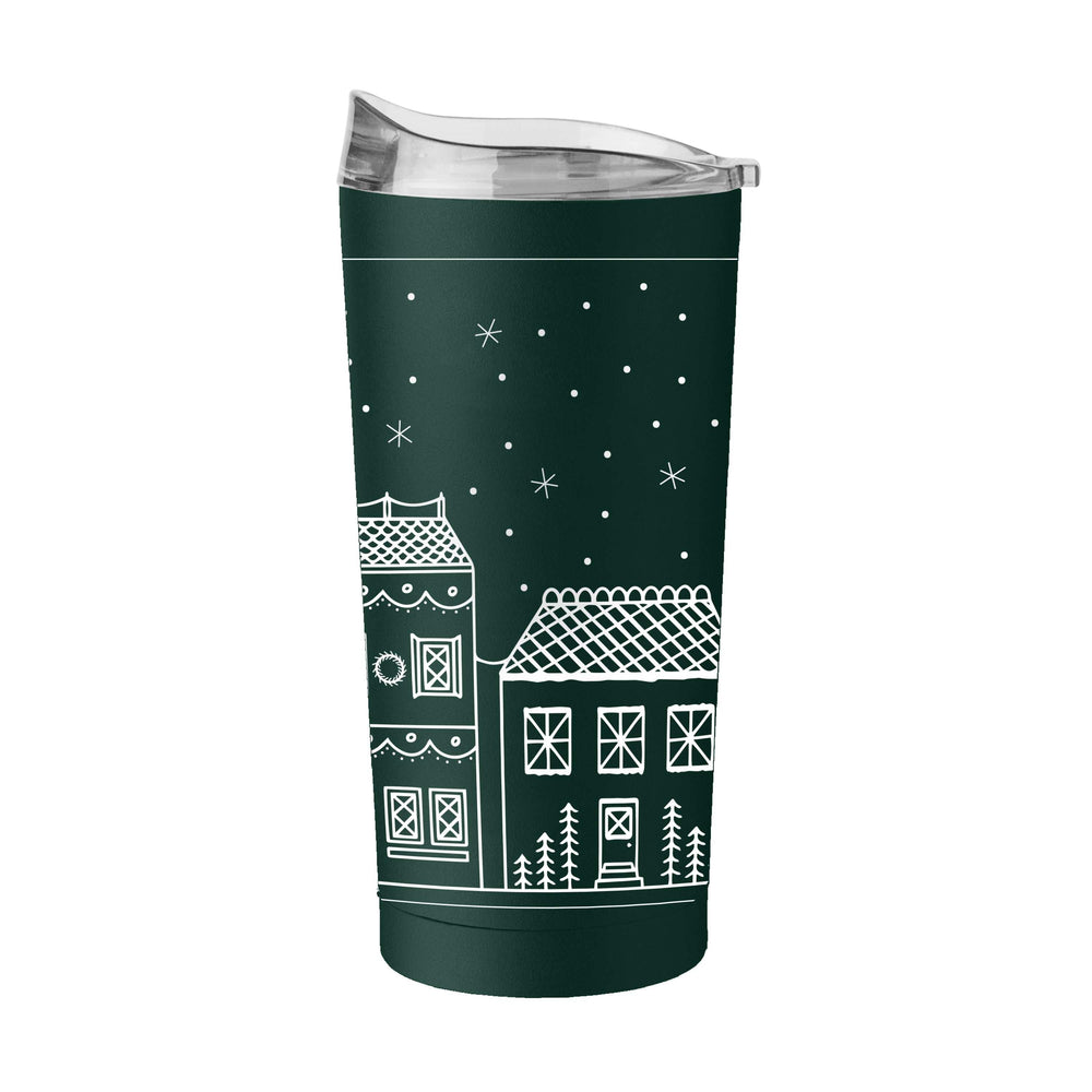 Christmas Village 20oz Powder Coat Tumbler - Logo Brands - Flyclothing LLC