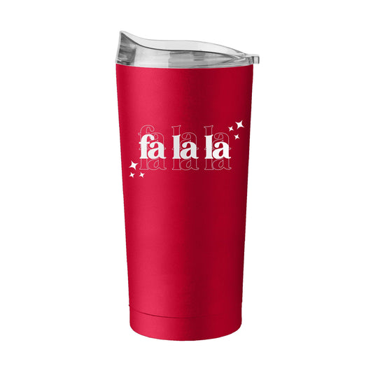 Christmas Falala 20oz Powder Coat Tumbler - Logo Brands - Flyclothing LLC