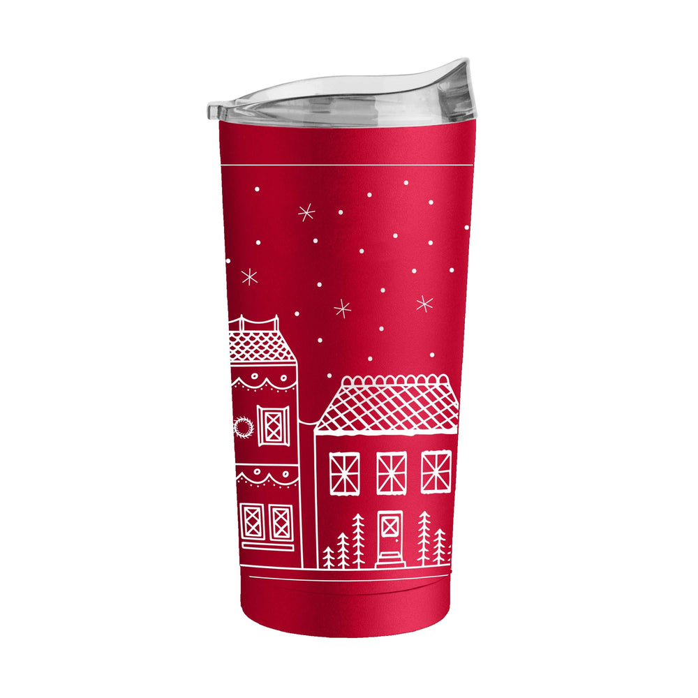 Christmas Village 20oz Powder Coat Tumbler - Logo Brands - Flyclothing LLC