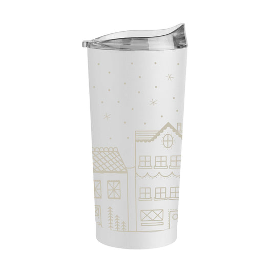 Christmas Village 20oz Powder Coat Tumbler - Logo Brands - Flyclothing LLC