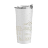 Christmas Village 20oz Powder Coat Tumbler - Logo Brands - Flyclothing LLC