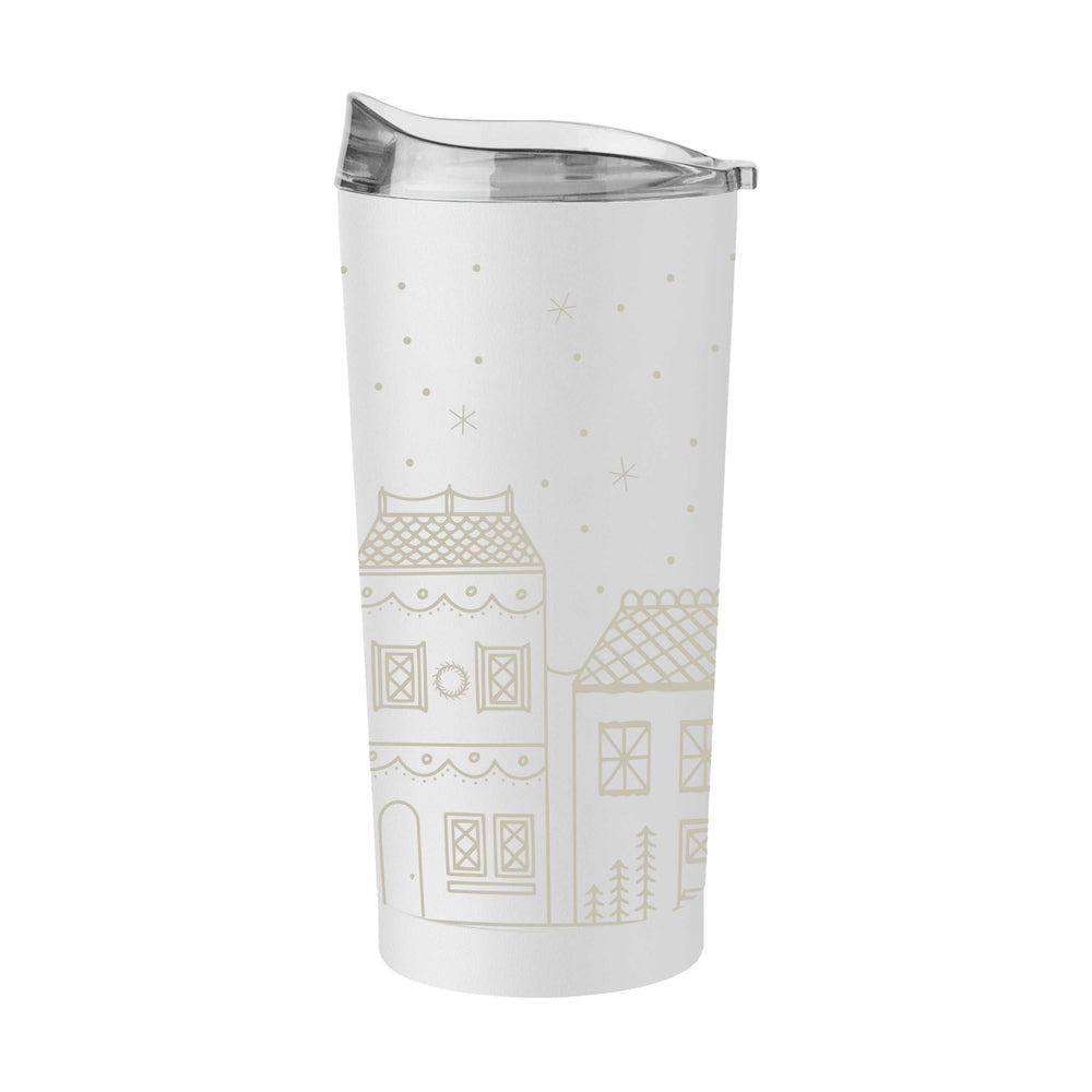 Christmas Village 20oz Powder Coat Tumbler - Logo Brands - Flyclothing LLC