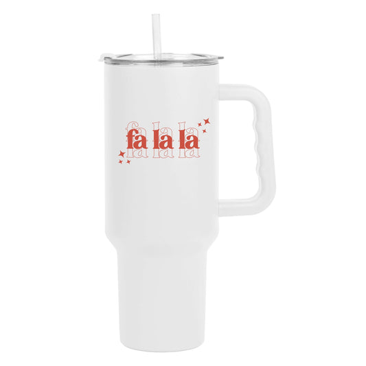Christmas Falala 40oz PowderCoat Tumbler - Logo Brands - Flyclothing LLC