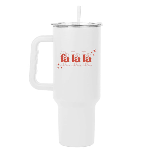 Christmas Falala 40oz PowderCoat Tumbler - Logo Brands - Flyclothing LLC
