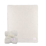 Just A Girl Cable Pink Bow Knit Throw 50x60 - Logo Brands - Flyclothing LLC