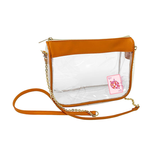 Just A Girl Hype Lucky You Card Clear Bag - Logo Brands - Flyclothing LLC