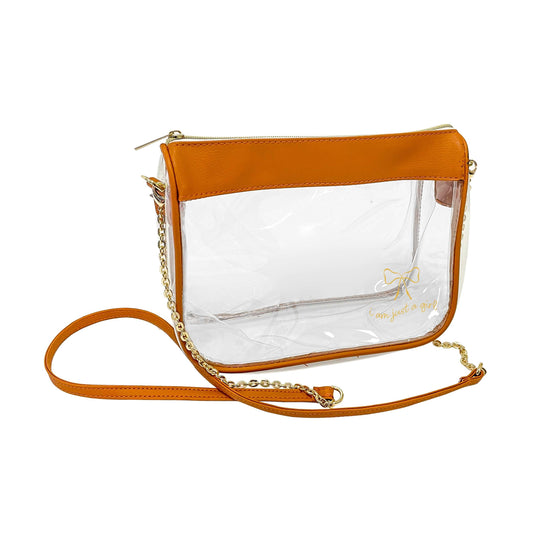 Just A Girl Just A Girl Hype Clear Bag - Logo Brands - Flyclothing LLC