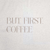 Just a Girl But First Coffee Sublimated Sweatshirt Blanket - Logo Brands - Flyclothing LLC