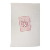 Just A Girl Sublimated Lucky You Card Sweatshirt Blanket - Logo Brands - Flyclothing LLC