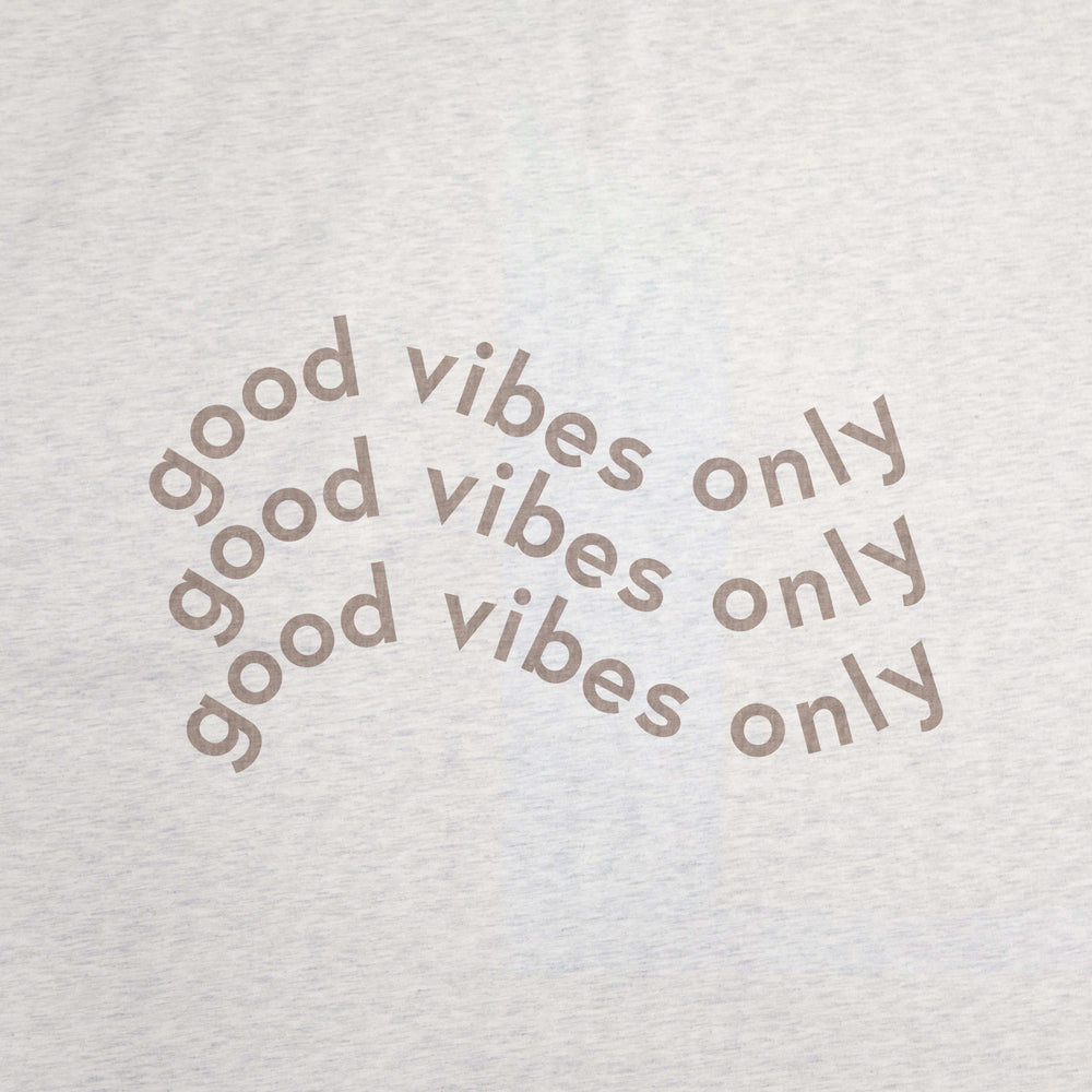 Just a Girl Good Vibes Only Sublimated Sweatshirt Blanket - Logo Brands - Flyclothing LLC