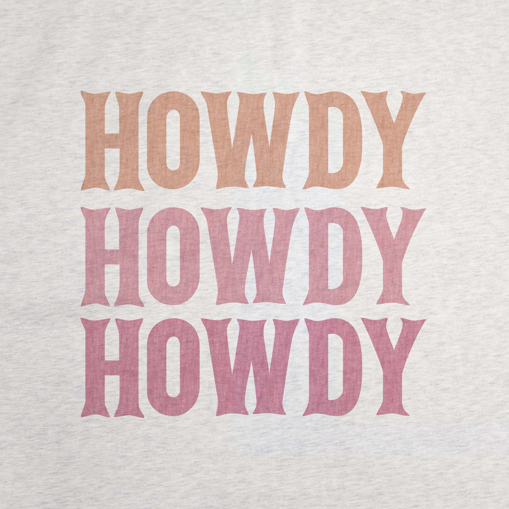 Just A Girl Sublimated Howdy Sweatshirt Blanket - Logo Brands - Flyclothing LLC
