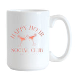 Just A Girl Happy Hour 15oz Sublimated Mug - Logo Brands - Flyclothing LLC
