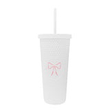Just A Girl Just A Girl 24oz Studded Tumbler - Logo Brands - Flyclothing LLC