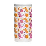 Just A Girl 12oz Disco Cowgirl Pattern Powdercoat SlimCan Coolie - Logo Brands - Flyclothing LLC