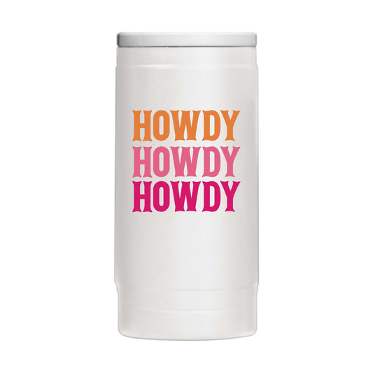 Just A Girl 12oz Howdy Powdercoat SlimCan Coolie - Logo Brands - Flyclothing LLC