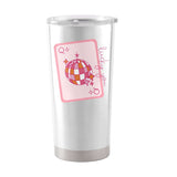Just A Girl 20oz Lucky You Card Powder Coat Tumbler - Logo Brands - Flyclothing LLC