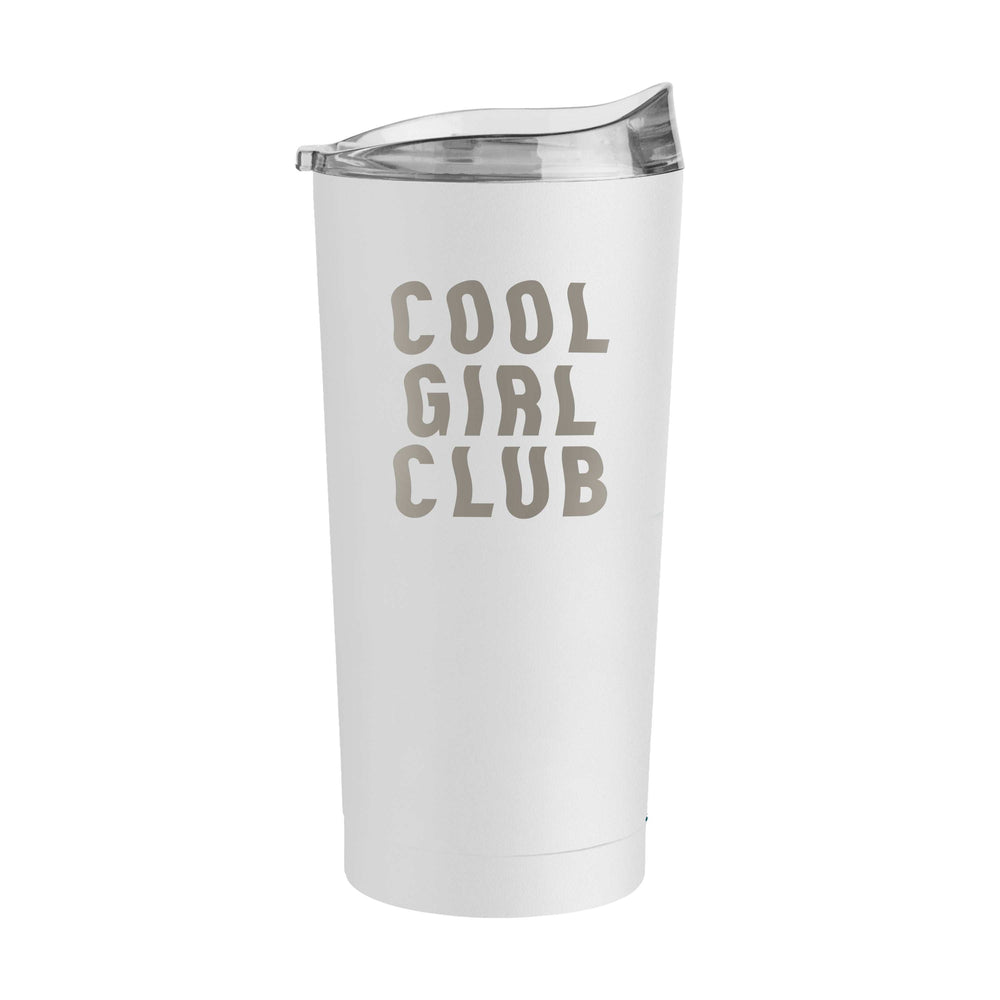 Just a Girl Cool Girl Cub 20oz Powder Coat Tumbler - Logo Brands - Flyclothing LLC