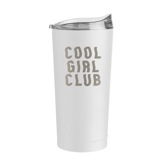 Just a Girl Cool Girl Cub 20oz Powder Coat Tumbler - Logo Brands - Flyclothing LLC