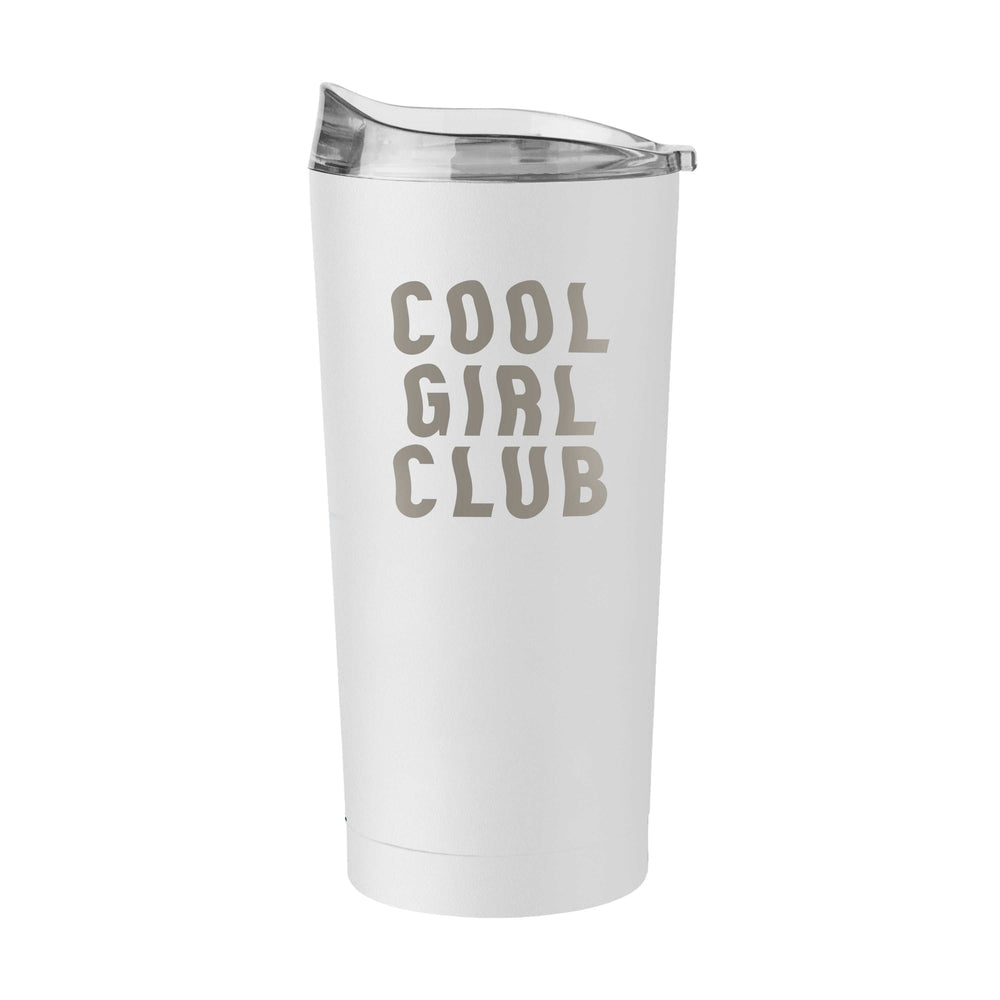 Just a Girl Cool Girl Cub 20oz Powder Coat Tumbler - Logo Brands - Flyclothing LLC