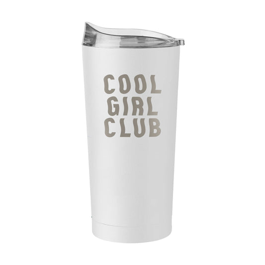 Just a Girl Cool Girl Cub 20oz Powder Coat Tumbler - Logo Brands - Flyclothing LLC