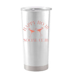 Just A Girl Happy Hour 20oz Powder Coat Tumbler - Logo Brands - Flyclothing LLC