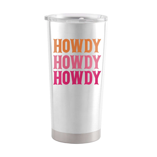 Just A Girl 20oz Howdy Powder Coat Tumbler - Logo Brands - Flyclothing LLC