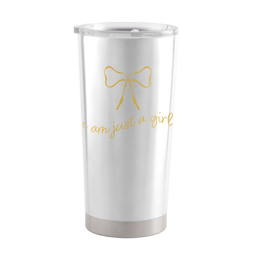Just A Girl Just A Girl 20oz Powder Coat Tumbler - Logo Brands - Flyclothing LLC