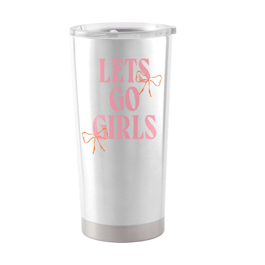 Just A Girl Lets Go Girls 20oz Powder Coat Tumbler - Logo Brands - Flyclothing LLC