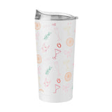 Just A Girl Summer Pattern 20oz Powder Coat Tumbler - Logo Brands - Flyclothing LLC