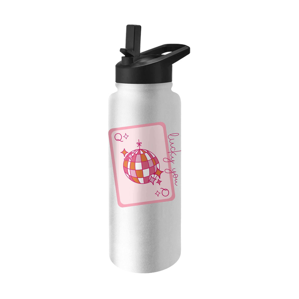 Just A Girl 34oz Lucky You Card Quencher Bottle - Logo Brands - Flyclothing LLC