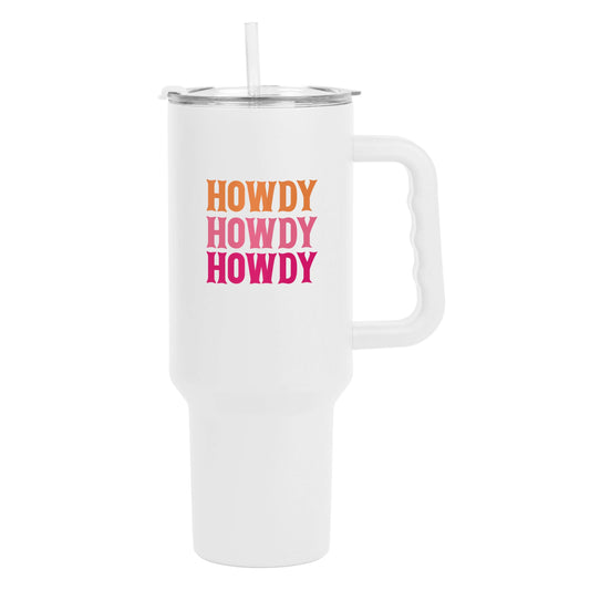 Just A Girl 40oz Howdy Powder Coat Tumbler - Logo Brands - Flyclothing LLC