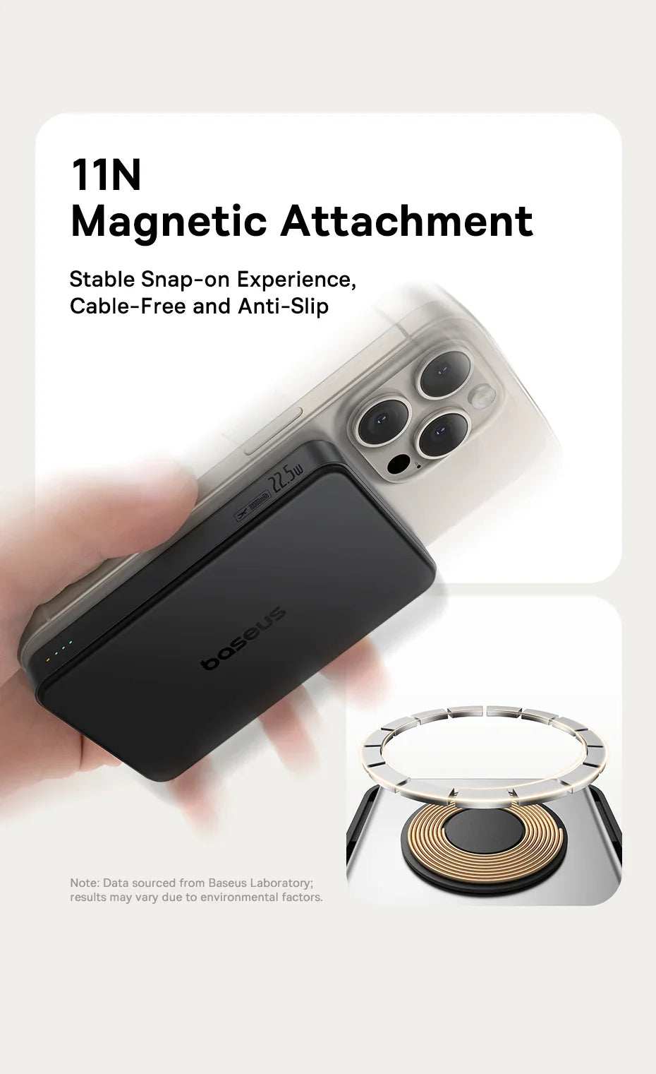 Baseus Magnetic Power Bank 22.5W Type C PowerBank Qi2 15W Wireless Charging External Battery For iPhone 16 15 14 13 Pro Max - ZeeBelle.com - Flyclothing LLC